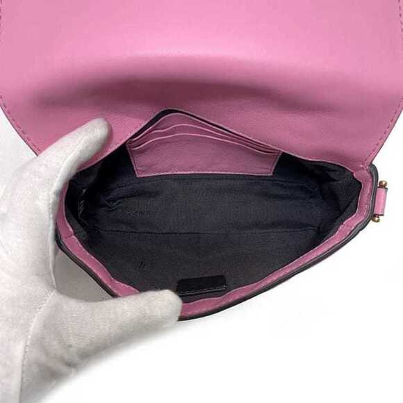 FENDI Pink Leather Shoulder Bag - Picture 7 of 10